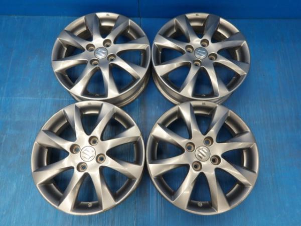 楽天市場】中古スチールホイール 4本セット 15インチ スズキ ハスラー