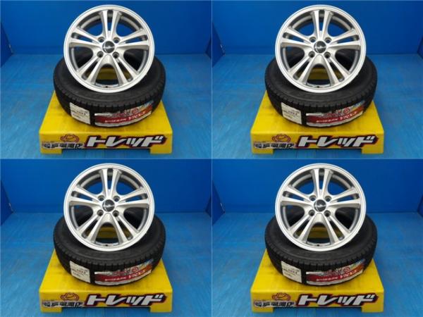 タフト ソリオ 軽自動車 送料無料 4本セット 新品 国産 冬タイヤ スタッドレス ブリヂストン ブリザック VRX3 165/65R15 中古 MID マルカサービス MANARAY SPORT マナレイスポーツ EuroSpeed ユーロスピード 15インチ アルミ 4H100 シルバー SI 渡