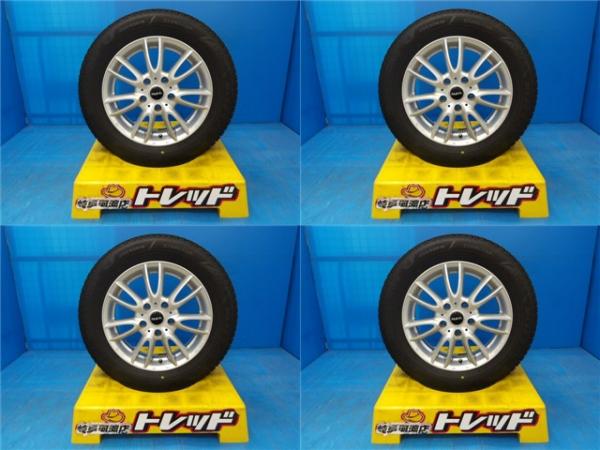 205/60R16 冬タイヤホイール 送料無料 MAK ジャッキー 16インチ 6.5J +46 5H120 ブリヂストン ブリザック VRX3 205/60-16 組込済 4本SET 渡