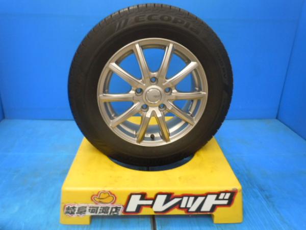 中古タイヤ ホイールセット ブリヂストン NH100RV ２本 RUFTRVII２本 + SIBILLA ホイール 15インチ ノア ヴォクシー アイシス エスクアィア ステップワゴン アクセラ アテンザ クラウン アコード アヴァンシア プレマシー AZR60G AZR65G ZRR70G ZRR70W ZRR75G ZRR75W ZRR80G
