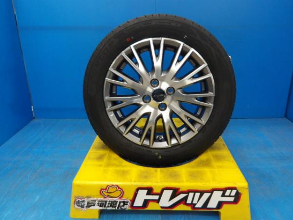 185/60R16 送料無料 夏タイヤホイール オーテック 日産純正アルミホイール 16インチ 5.5J +50 4H100 ダンロップ SPツーリング R1 185/60-16 組込済 4本SET 渡 サマータイヤ