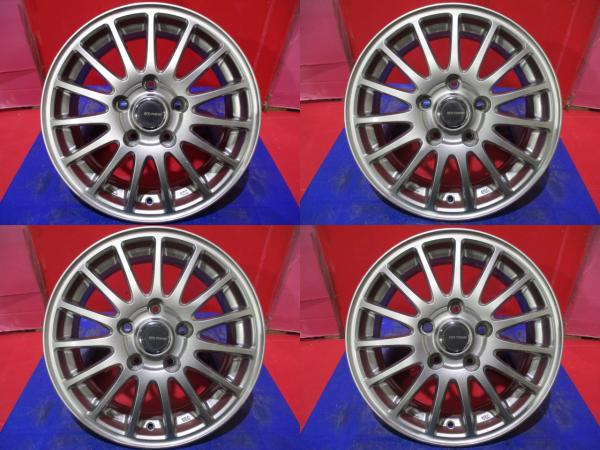 限定1台 ノア ヴォクシー アクセラ 中古ホイール4本セット ブリヂストン ECOFORME 15 6.0 +45 5H114.3 ホイール単品 ホイールのみ|タイヤショップトレッド