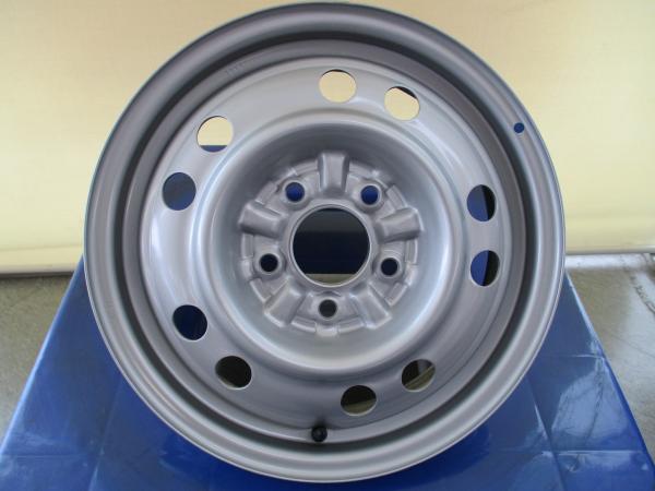 新品長期展示品ホイール単品4本SET トピー実業 S47 TF168 5.0J+46 5H-114.3 15インチ 三菱 パジェロミニ 専用スチールホイール