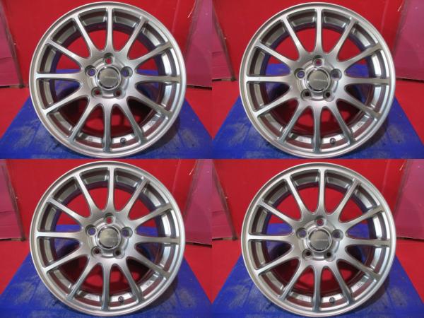 限定1台 プリウス カローラツーリング 中古ホイール4本セット ブリヂストン ECOFORME 15 6.0 +45 5H100 ホイール単品 ホイールのみ｜タイヤショップトレッド 15,960円
