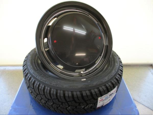 4本SET 中古ホイール MID ガルシアシスコ BE 新品タイヤ ヨコハマ ジオランダー GEOLANDAR X-AT G016 2026年 155/65R14インチ 78/75Q LT NV NT100クリッパー スクラム 軽バン｜タイヤショップトレッド
