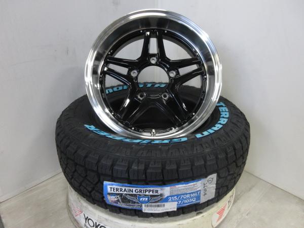 新品4本セット J-TECH BJ2 16*6J+5 5H139.7 + MONSTA TERRAIN GRIPPER ホワイトレター215/70R16 武蔵村山 ジムニーシエラノマド ジムニーシエラ・ジムニーノマド|タイヤショップトレッド