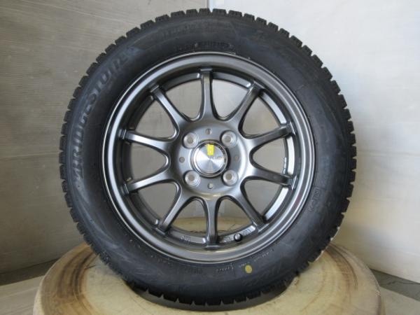 タント N-BOX ワゴンR ムーヴ 等に !!新品冬セット 155/65R14 2023年 ブリヂストン ブリザック VRX2 + CLAIRE 14 インチ 4.5J +45 4H100