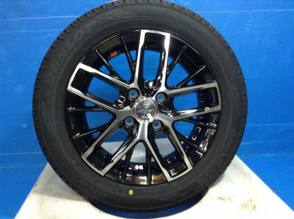 新品４本セット 共豊 SMACK REVILA 14x4.5J+45 4H100 + ダンロップ エナセーブ EC204 155/65R14 N-BOX ekカスタム ワゴンR スペーシア ムーヴ キャンバス ミラ アルト ラパン ピクシス 等 各