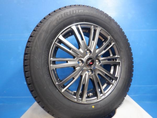 新品 4本set 185/65R15 スタッドレスタイヤ アルミホイール付き ニッサン ノートE13系 ホンダ フリード GB3 GB4 4穴車に Weds FANG TS10 15インチ 5.5J+50 4H PCD100 ブリヂストン ブリザック VRX2 185/65-15 冬タイヤ スノータイヤ 雪用 国産 2024年製