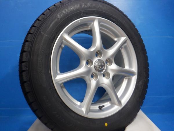4本set C-HR エスティマに 2023年製 215/60R17 新品スタッドレスタイヤ グッドイヤー アイスナビ7 中古アルミホイール トヨタ純正 17インチ 5穴 スノータイヤ 雪用 国産