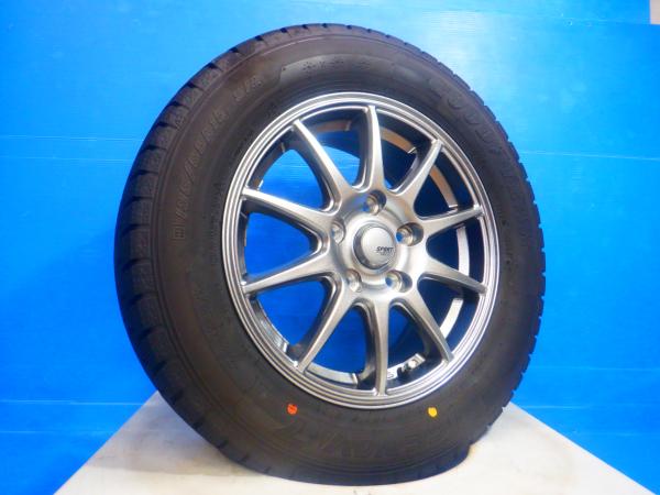 中古4本set 195/65R15 2024年製 国産スタッドレスタイヤ グッドイヤー+15インチホイール 6.0J 53 5H114.3 80系 ノア・ヴォクシー・エスクァイア アクセラ アテンザ 等に！ スノータイヤ 日本製 24年製 タイヤホイールセット｜タイヤショップトレッド