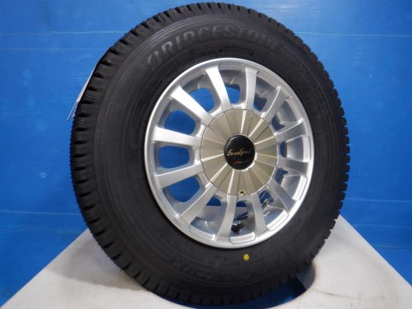 4本set 145R12 国産新品スタッドレスタイヤ ブリヂストン ブリザック VL1 中古マルチホイール EUROSPEED 12インチ 4J+40 4H PCD 100，110，114.3 軽トラ 軽バン 商用車 等に！！ 冬タイヤ スノータイヤ 雪用 日本製 MADE IN JAPAN