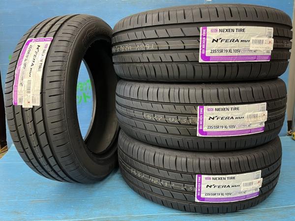 XC60 XC90 RX RAV4 235/55R19 【送料無料】 新品サマータイヤ 4本セット価格 ネクセン N-FERA RU1 235/55/19 　XL 2024年製 19インチ 夏タイヤ