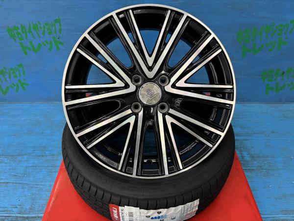 エブリイワゴン N-BOX アトレーワゴン 165/45R16 サマータイヤアルミ 4本セット 新品夏タイヤ ワンリ ハーモニック+ R026 165/45/16 74V XL 2025年製 中古アルミ KYOHO シュタイナー TV5 16インチ 5.0J+45 4H PCD100 夏タイヤ 庄 ワゴンRタントムーヴ
