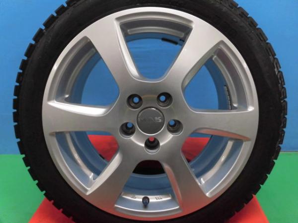 アウトレット 225/45R17 スタッドレスタイヤアルミ 4本セット 中古冬タイヤ ピレリ アイスアシンメトリコプラス 225/45/17 91Q 2021年製 中古アルミ MAK VINCI 17インチ 7.5J+45 5H PCD108 冬タイヤ 庄|タイヤショップトレッド
