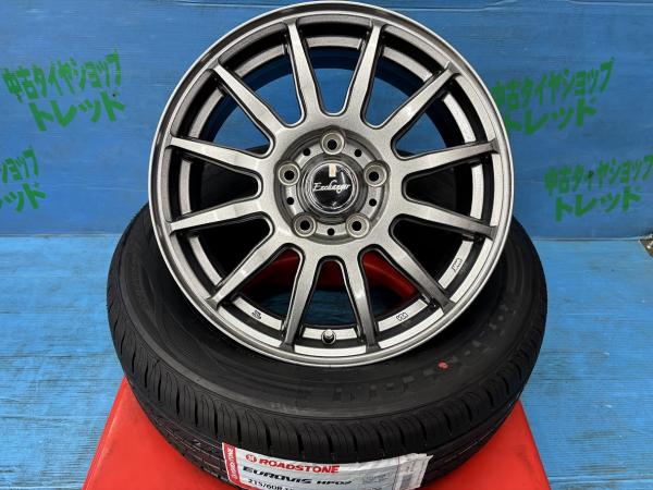 オデッセイ ヴェゼル CX-3 215/60R16 新品輸入 サマータイヤアルミ 4本セット 夏タイヤ ロードストーン ユーロヴィズ HP02 215/60/16 95H 2026年製 アルミ ベスト エクスチェンジャー012 16インチ 6.5J+53 5H PCD114.3 夏タイヤ 庄 ティアナ RU1 RU2 RU3 RU4