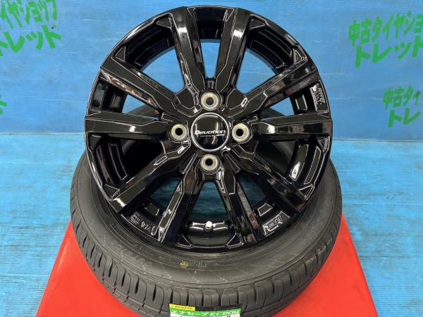 ルークス ゼスト eKワゴン ミラジーノ 165/55R14 新品サマータイヤアルミ 4本セット 夏タイヤ ダンロップ エナセーブ EC204 165/55/14 72V 2024年製 アルミ KYOHO DEVOTION D5 14インチ 4.5J+45 4H PCD100 夏タイヤ 庄 スピアーノ 155/65R13インチアップ セルボ アルト 34,970円