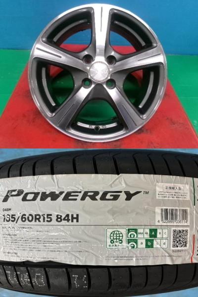グレイス フィットシャトル フィット 4本セット 夏タイヤホイール ROZEST 15インチ ピレリ POWERGY パワジー 185/60R15 84H 庄 185/60/15 185-60-15 インサイト シャトル サマータイヤ GK3 GK4 GK5 GK6 GP5 GP6 ZE2 ZE3 GG7 GG8