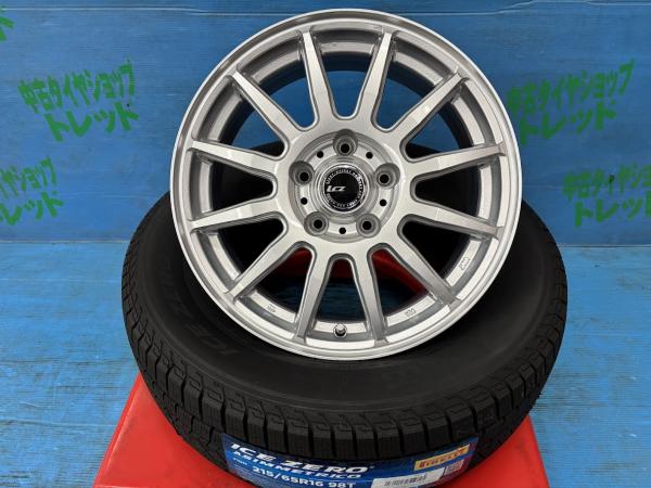 30系アルファード 31系エクストレイル 51系エルグランド 215/65R16 新品スタッドレスタイヤアルミ 4本セット 冬タイヤ ピレリ アイスゼロアシンメトリコ 215/65/16 98T 2023年製 アルミ ベスト LCZ012 16インチ 6.5J+38 5H PCD114.3 冬タイヤ 庄ヴェルファイア デュアリス