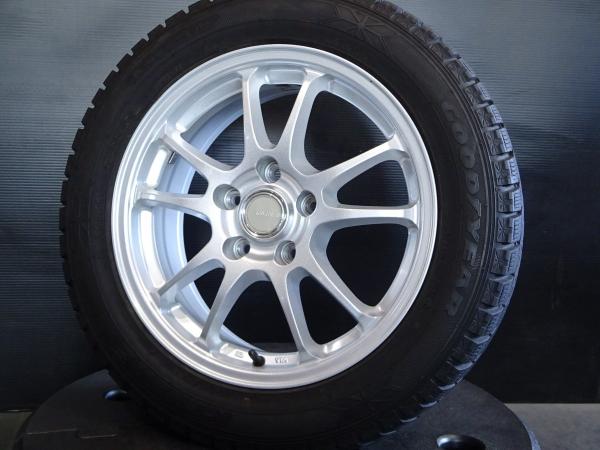 スタッドレス 4本 ノア ヴォクシー エスクァイア ステップワゴン セレナ アクセラ プレマシー 205/55R16 グッドイヤー アイスナビ6 16インチ 冬タイヤ ホイールセット エディックス アコード アヴァンシア アルテッツァ クラウン チェイサー マーク2|タイヤショップトレッド