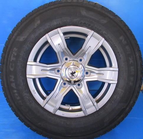 送料無料 ハイエース用 15インチ6J +33 6H139.7 195/80R15 ハイエース (TRH214W, TRH219W, TRH224W, TRH229W) 別