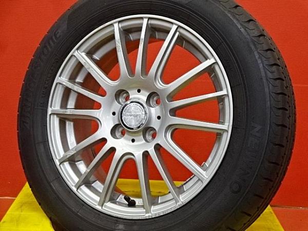 夏中古いい値 アクア スペイド 175/65R15 中古夏タイヤアルミ付 15x5.5 +42 4H100 2025年製 ブリヂストンNEWNOニューノ 9分山 日本製 NHP10 NCP141 NCP145 NSP140 NSP141 ヴィッツ KSP130 NCP131 NHP130 NSP130 NSP135 キューブ NZ12 Z12 175-65-15 175/65-15｜タイヤショップトレッド