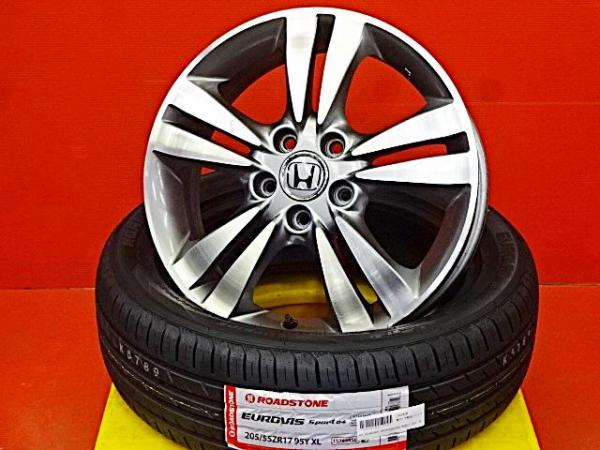 夏いい値 ストリーム 205/55R17 夏タイヤアルミ付 中古純正 17X6.0 +55 5H114.3 新品 2026年製ROADSTONEロードストーンユーロヴィズスポーツ04 RN6 RN7 RN8 RN9 205/55-17 205-55-17 ストリーム純正ホイール｜タイヤショップトレッド