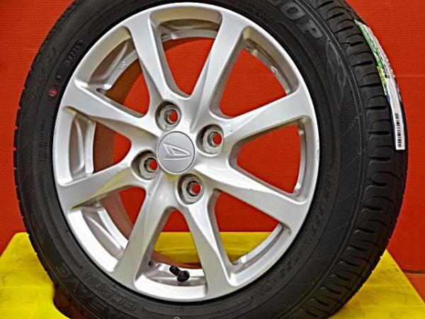 4本セット ダイハツ 軽自動車 新品 155/65R14 ダンロップ エナセーブ EC204 2024年製 中古 純正アルミ 14x4.5 +45 4H100 夏タイヤ 14インチ ダイハツ純正 LA700S L235S L375S L275S L650S L150S 155-65-14 店頭取り付け大歓迎　 山梨一宮店！！