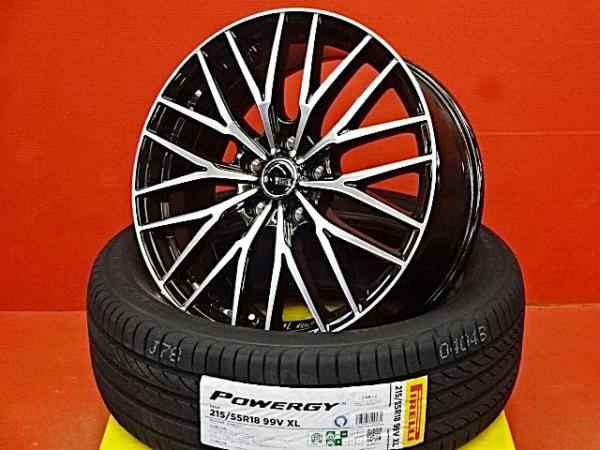 夏いい値 CX-30 MX-30 215/55R18 新品夏タイヤアルミ付 18X7.5 +48 5H114.3 2026年製ピレリPOWERGYパワジー DM8P DM8R DMEJ3P DMEJ3R DMEP DMFP DREJ3P MX-30 EVモデル DRH3P MX-30ロータリーEV DR8V3P MPV LY3P 215/55-18 215-55-18 215/55/18|タイヤショップトレッド
