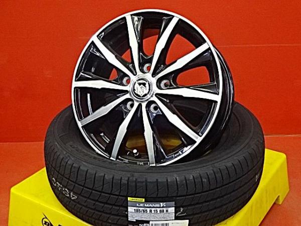 夏タイヤカッコいい値 ホンダ フリード フリード+ 185/65R15 新品夏タイヤアルミセット 15X6.0 +53 5H114.3 2024年製 ダンロップLEMANSルマンV+ 日本製 夏用タイヤ 185/65-15 185-65-15 GB5 GB6 GB7 GB8