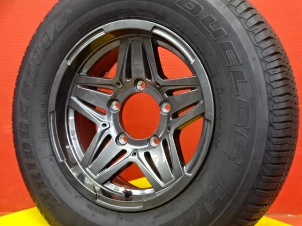 コレ見て ジムニーシエラ JB74W 中古 夏タイヤ ホイール セット 195/80R15 96S ブリヂストン デューラー H/T 2022年製 国産 社外アルミ 15インチ 6J +0 5H139.7 深溝タイヤ サマータイヤ アルミホイール JB74W 195/80r15 195/80/15 195-80-15