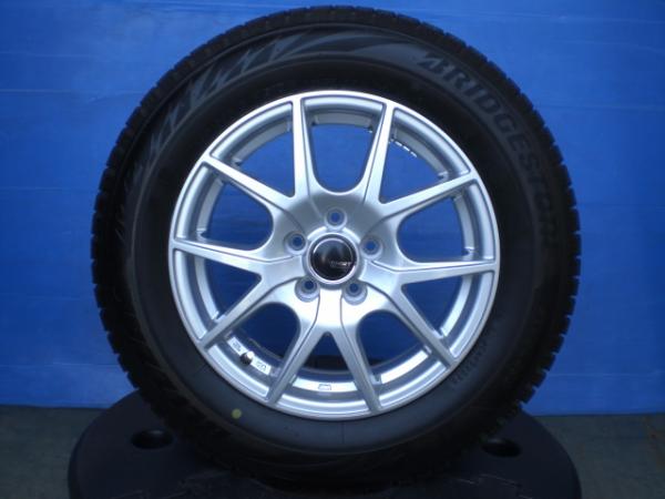 195/65-15 ブリヂストン ブリザック VRX2 SPORT DAISY 15インチ 6J +45 5H100 中古 スタッドレス タイヤ アルミ ホイール 4本セット プリウス カローラスポーツ インプレッサ ZVW30 ZVW50 ZVW51 ZVW55 ZVW35 ZVW52 MZEA12H NRE210H NRE214H ZWE211H ZWE213H ZWE219H GDC GDD 39,000円