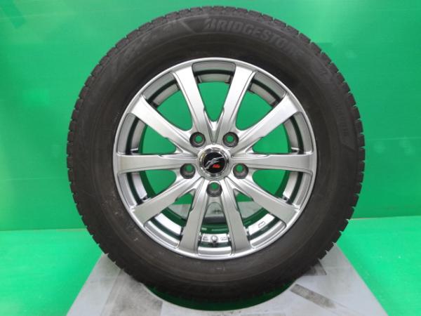 中古 ファング 15インチ 6J +43 5H114.3 中古 ブリヂストン ブリザック VRX3 195/65R15 4本 セット スタッドレス 日本製 冬 日産 e-power ハイブリッド トヨタ 2WD 4WD スズキ ミニバン ワゴン 195/65/15 195/65-15 下妻|タイヤショップトレッド