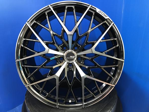 21インチ アルミホイール 9J オフセット+35 5H 5穴 PCD114.3 黒 ブラック ポリッシュ トヨタ純正キャップ対応 アルミホイールのみ ホイール単品 4本セット レクサス 10系 トヨタ 20系 30系 50系 60系 80系 日産 三菱 大径 太履き カスタム インチアップ ドレスアップ｜タイヤショップトレッド 38,870円