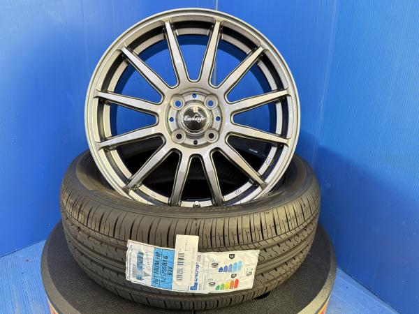 ホンダ GR系 GS系 フィット ハイブリッド 新品 16インチ エクスチェンジャー アルミホイール 4穴 PCD 100 ノーマル 夏 夏用タイヤ セット 185/55R16 アルミ ホイール ホイル 4H PCD100 ノーマルタイヤ 夏タイヤ 夏用 タイヤホイールセット 新品セット