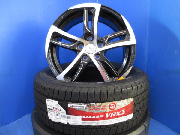 ホンダ WR-V 4本 新品セット シュタイナー SF-C アルミホイール 17インチ 5穴 PCD114.3 国産 スノー スタッドレス 冬タイヤ ブリヂストン ブリザック VRX3 215/55R17 94Q タイヤホイールセット 法人配送OK 領収書OK