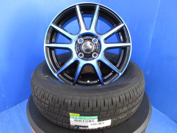 トヨタアクア　ヤリス　ヴィッツ　ポルテ　フィールダーラクティス185/60R15 バリ溝】アイスエスポルテ 185/60R15 4本セット アクア