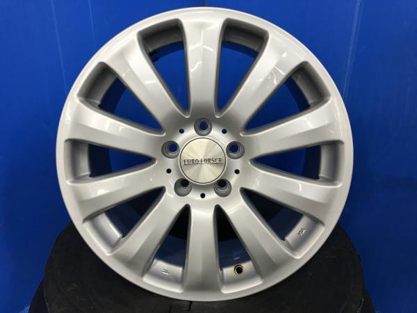 ベンツ Cクラス W205 S205 純正ボルト対応 4本セット 1台分 17インチ 7.5J +47 5H 5穴 PCD 112 φ66.6 中古 アルミホイール スタッドレス用 補修用 店頭販売可能 滋賀県