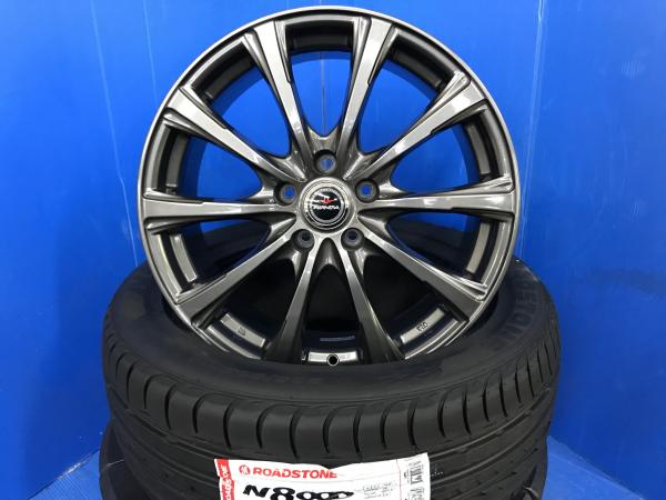 アルファード 4本 235/50R18 新品サマータイヤ 26年 18インチ アルミホイール 5H 5穴 PCD114.3 ノーマルタイヤ 夏用タイヤ 夏タイヤ ROAD STONE タイヤホイールセット タイヤアルミセット トヨタ 235 50 18 純正タイヤサイズ 20系 30系 ハイブリッド 4WD