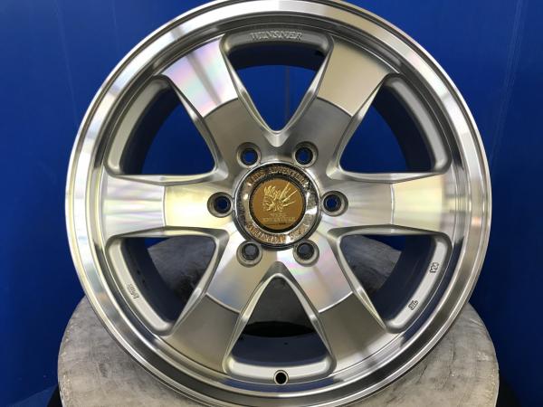 アルミホイール単品 17インチ 7.5J +24 6H 6穴 PCD139.7 weds 150系 120系 ランドクルーザープラド 210系 ハイラックス ハイラックスサーフ 4本セット ホイールのみ トヨタ TOYOTA ランクル 車検用 スタッドレス用に|タイヤショップトレッド