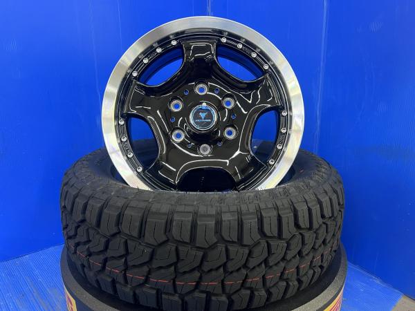200系 ハイエース 4本 新品セット オフロード WEDS NOVARIS 16インチ ブラック ディッシュ アルミホイール JWL-T 6穴 6H PCD139.7 サマー 夏タイヤ ホワイトレター R/T MONSTA 215/65R16 109/107Q 8PR バン用 インチアップ キャンピング 個人宅 法人 配送OK