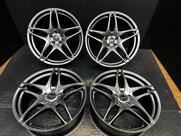 前後違い ROUD RACING TECHNOLOGY R-MF1 20インチ 8.5J+35 9.5J+35 5H114.3 チタニウムメタル マスタング アルファード 他国産車に 須賀川|タイヤショップトレッド