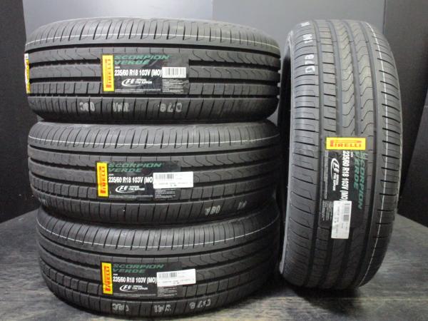 数量限定 2023年製 235/60R18 103VピレリSCORPION VERDE MO サマータイヤ タイヤ 4本セット価格 夏タイヤ18インチ 235/60-18 須賀川
