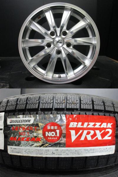 ウェッズ LEONIS CX レオニス 7J-16+53 HSMC ブリヂストン ブリザックVRX2 205/60R16 新品タイヤ ビアンテ ヴォクシー アクセラ 須賀川｜タイヤショップトレッド