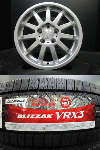 タルガ CWORKS MS-01 6.5J-16+40 112 ブリヂストン ブリザックVRX3 205/55R16 23年製 新品タイヤ アウディA3 ゴルフ トゥーラン 須賀川