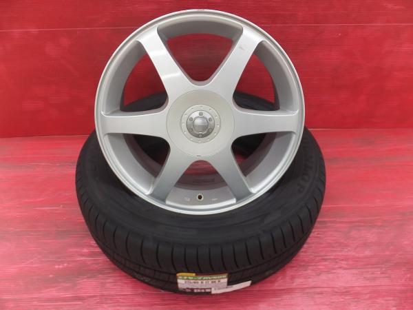 C-HR エルグランド等 ダンロップ エナセーブ RV505 215/60R17 社外 17インチ7J+45 5H100-114.3マルチ 新品夏タイヤ 中古ホイール 4本セット