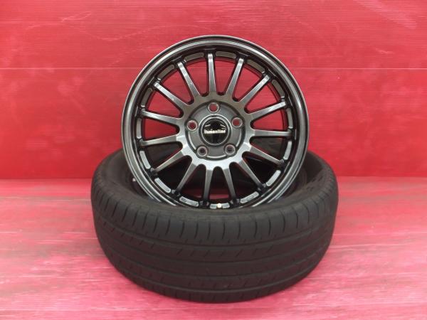 80系ヴォクシー ノアに ヨコハマ ブルーアースGT AE51 205/60R16 16インチ 6.5J+53 5H114.3 中古夏タイヤ 新品ホイール 4本 セット|タイヤショップトレッド