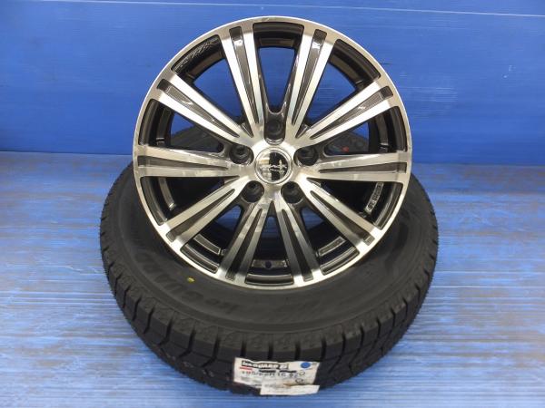 60系プリウス 23年製 ヨコハマ アイスガード6 IG60 205/55R16 共豊 スマック 16インチ 6.5J+38 5H114.3 新品スタッドレス 中古ホイール 4本