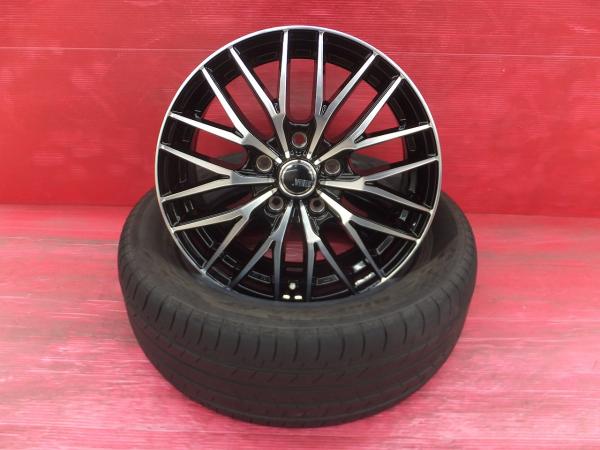 80系ヴォクシー アクセラに ヨコハマ ブルーアースGT AE51 205/60R16 16インチ 6.5J+47 5H114.3 中古夏タイヤ 新品ホイール 4本 セット｜タイヤショップトレッド