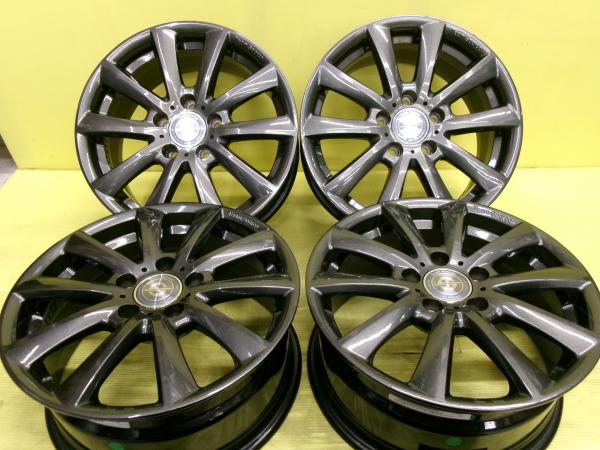 良品 中古アルミホイール メルセデスベンツ用 チームスパルコ Valosa 7.0J 16インチ 5/112 +48 R14 球面座 冬用 イメチェン 車検用などに｜タイヤショップトレッド